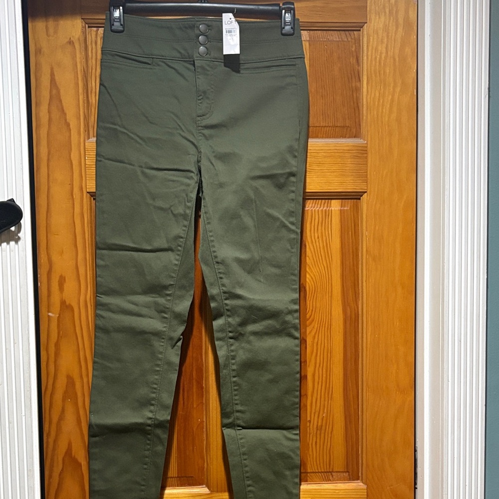 Loft Olive Green 4T High-Waisted Pants